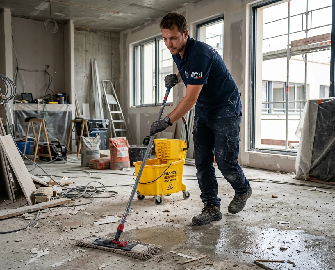 Nettoyage fin de chantier