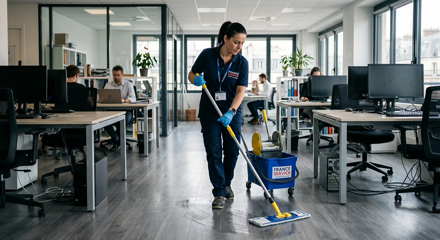 Nettoyage bureaux flex-office
